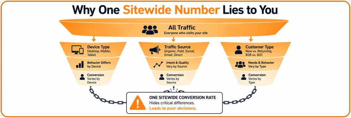 Why One Sitewide Number Lies to You