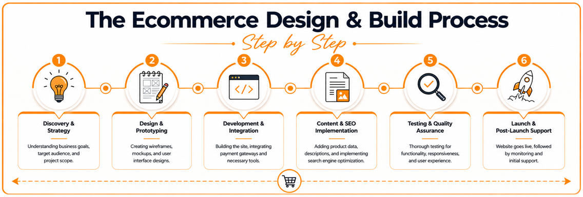 The Ecommerce Design and Build Process Step by Step
