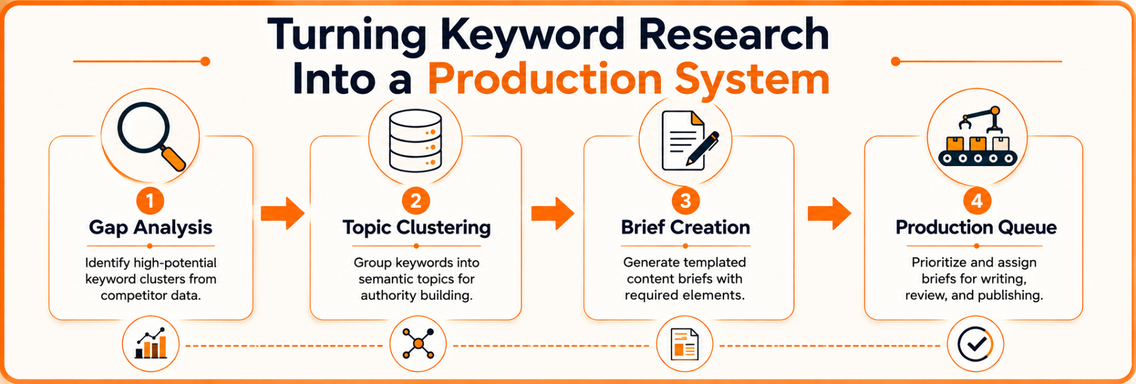 Turning Keyword Research Into a Production System